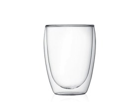 Vaso liso doble vidrio grande